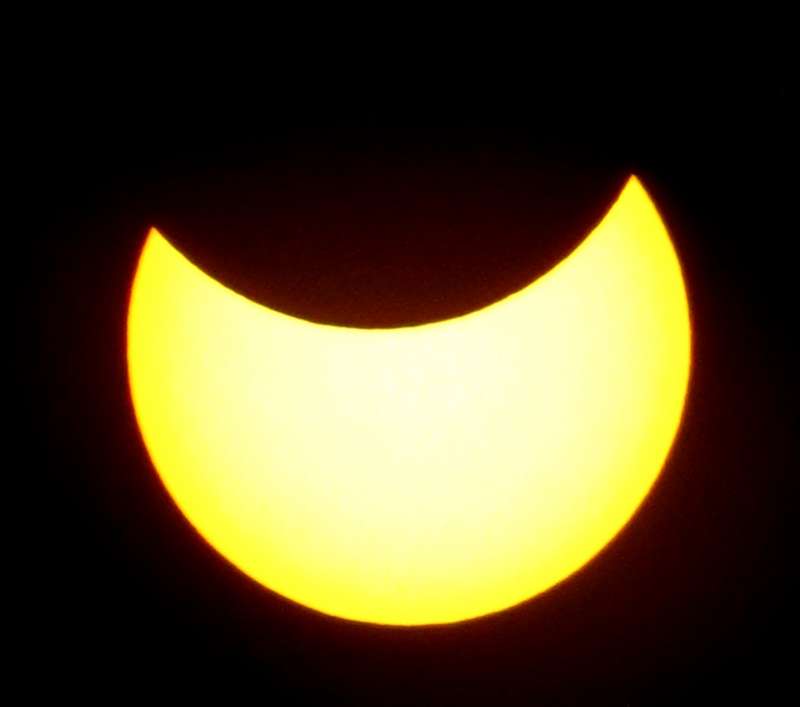 Eclipse parcial de Sol del 15/2/2018